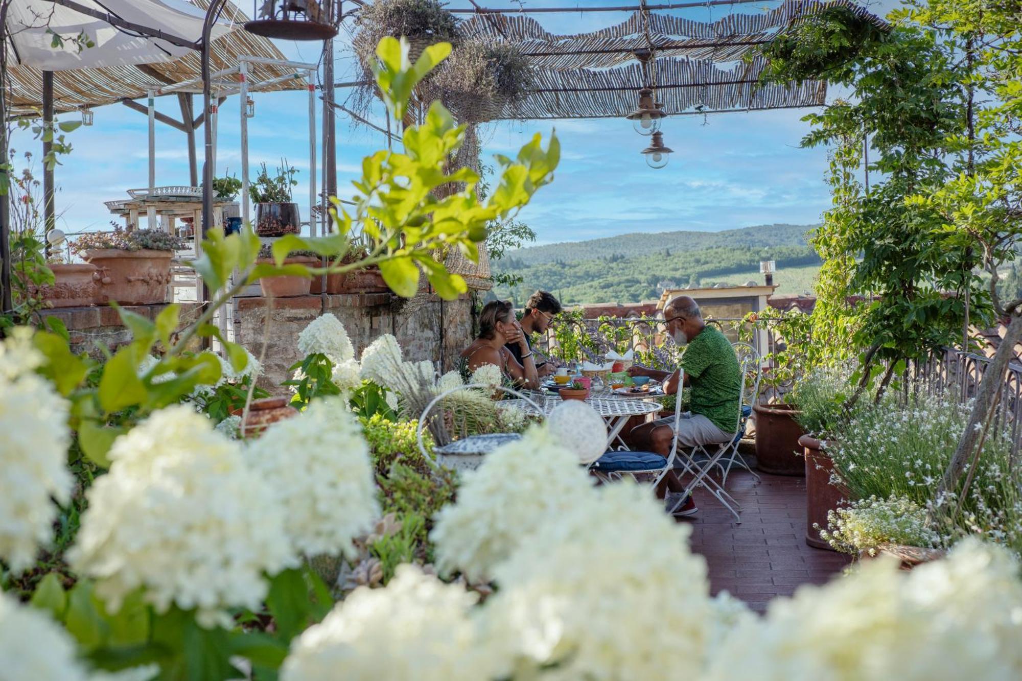 Le Terrazze Del Chianti B&B Residenza D'Epoca E Di Charme San Donato in Poggio Exterior foto